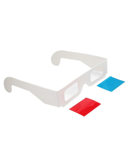 Gafas 3D Othmro Anaglifo Rojo-Azul Cartón 1Pcs Gafas 3D Othmro Anaglifo Rojo-Azul Cartón 1Pcs