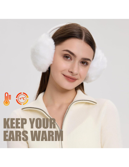 Orejeras de Invierno POXIMI para Mujeres y Niñas Ajustables Orejeras de Invierno POXIMI para Mujeres y Niñas Ajustables