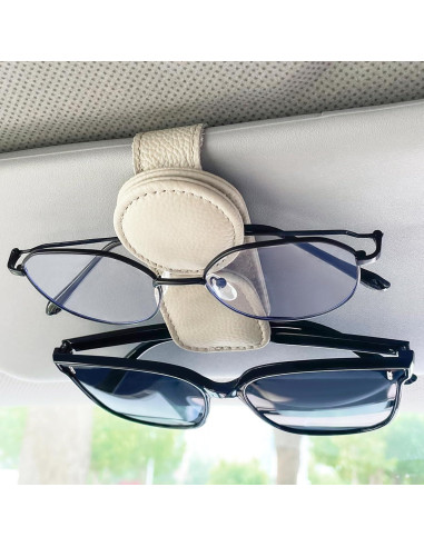 Soporte de Gafas KIWEN SH-001 Magnético para Coche Beige