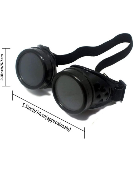 Gafas Steampunk TamBee - Cosplay Halloween con lentes intercambiables Gafas Steampunk TamBee - Cosplay Halloween con lentes intercambiables