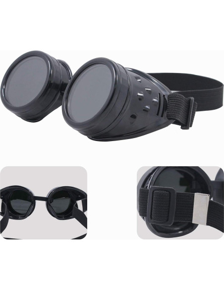Gafas Steampunk TamBee - Cosplay Halloween con lentes intercambiables Gafas Steampunk TamBee - Cosplay Halloween con lentes intercambiables