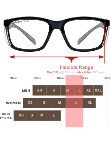 Gafas de Seguridad E60 Antivaho con Protectores Laterales