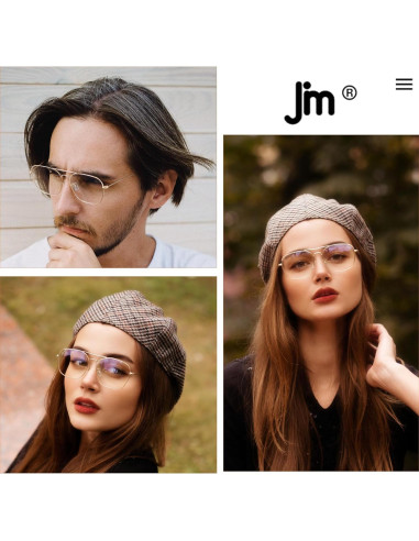 Gafas JM Antiluz Azul Aviador Fotocromáticas para Ojos