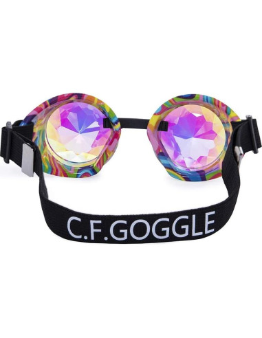 Gafas Steampunk Lelinta Kaleidoscopio Ajustables Multicolor