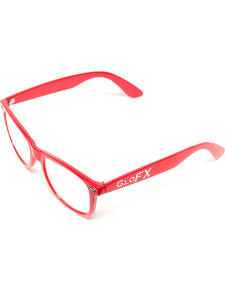 Gafas de Difracción GloFX Ultimate - Rojo - Efecto Prisma 3D Gafas de Difracción GloFX Ultimate - Rojo - Efecto Prisma 3D