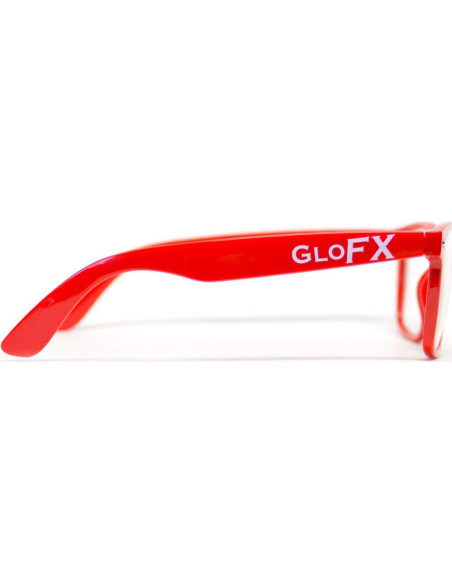 Gafas de Difracción GloFX Ultimate - Rojo - Efecto Prisma 3D Gafas de Difracción GloFX Ultimate - Rojo - Efecto Prisma 3D