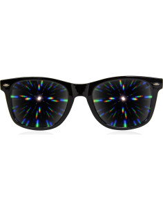Gafas de Difracción GloFX Ultimate - Negro - Prisma 3D 2