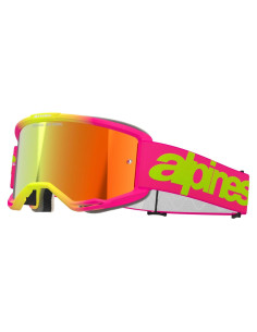 Gafas Alpinestars Vision 5 MX ATV MTB Rosa/Amarillo Fluo