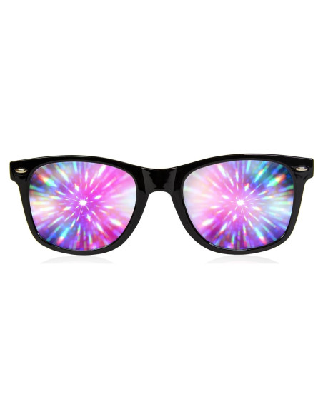 Gafas de Difracción GloFX DGUEx-B Marco Negro Rave Gafas de Difracción GloFX DGUEx-B Marco Negro Rave