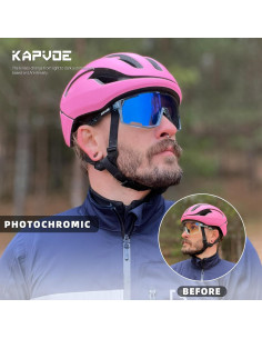 Gafas de Ciclismo KAPVOE K180 Fotoquímicas UV400 2