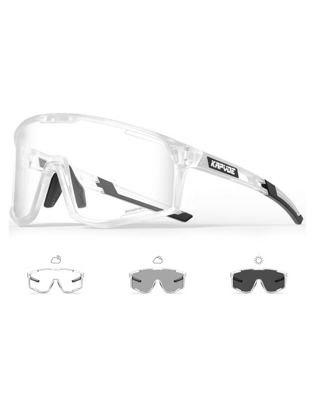 Gafas de Ciclismo KAPVOE K180 Fotoquímicas UV400 Gafas de Ciclismo KAPVOE K180 Fotoquímicas UV400