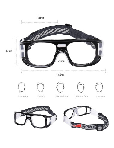 Gafas Deportivas Antivaho de Seguridad para Hombres y Mujeres