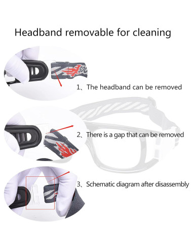 Gafas Deportivas Antivaho de Seguridad para Hombres y Mujeres