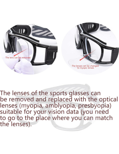 Gafas Deportivas de Seguridad Policarbonato Ajustables