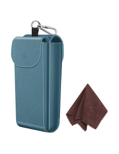 Funda Doble para Gafas Fintie Azul Océano con Mosquetón