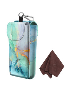 Funda Doble para Gafas Fintie con Gancho y Paños de Limpieza