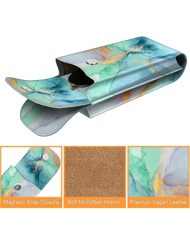 Funda Doble para Gafas Fintie con Gancho y Paños de Limpieza