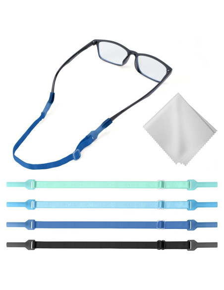 Correa para Gafas Niños GS01 Ajustable 26,67 cm 4 PCS Correa para Gafas Niños GS01 Ajustable 26,67 cm 4 PCS