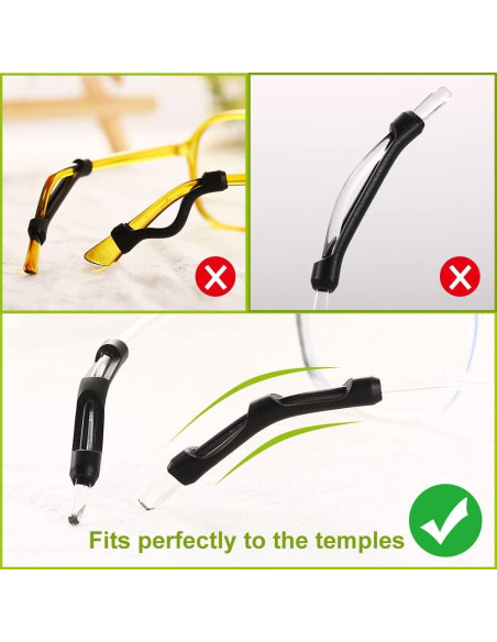 Consejos para Patillas de Gafas iGeyzoe, 16 Pares Silicona Consejos para Patillas de Gafas iGeyzoe, 16 Pares Silicona