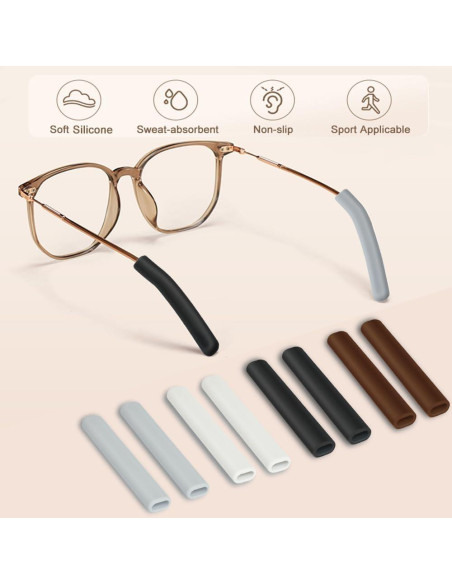 4 Pares Almohadillas Silicona Gafas IYOOH Antideslizantes 4 Pares Almohadillas Silicona Gafas IYOOH Antideslizantes