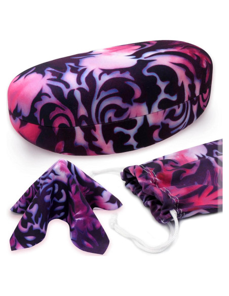 Funda Dura Grande para Gafas de Sol MyEyeglassCase Damasco Funda Dura Grande para Gafas de Sol MyEyeglassCase Damasco