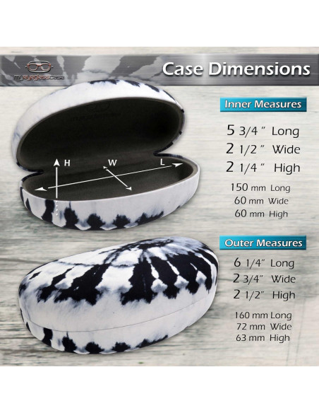 Funda Dura para Gafas MyEyeglassCase Grande con Paño Funda Dura para Gafas MyEyeglassCase Grande con Paño