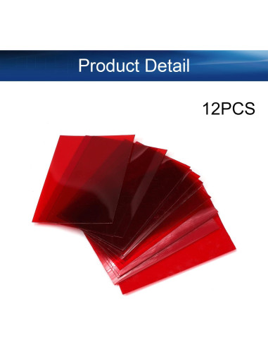 Gafas 3D Othmro 12 Pcs Rojo-Rojo Lentes de Resina
