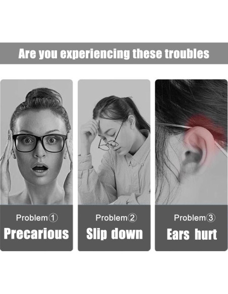 2 Pares Almohadillas Silicona Gafas IYOOH Antideslizantes 2 Pares Almohadillas Silicona Gafas IYOOH Antideslizantes