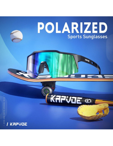 Gafas de sol KAPVOE polarizadas para ciclismo y deportes