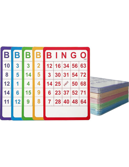 Juego de Bingo Vintage Yuanhe - 100 Tarjetas y 75 Piezas de Madera Juego de Bingo Vintage Yuanhe - 100 Tarjetas y 75 Piezas de Madera