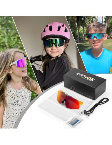 Gafas de sol KAPVOE K9023 polarizadas para ciclismo y deportes