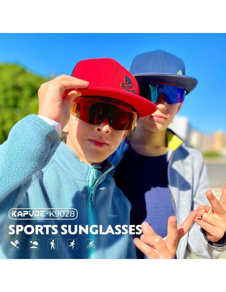 Gafas de sol KAPVOE polarizadas para ciclismo y deportes - K9023 Gafas de sol KAPVOE polarizadas para ciclismo y deportes - K9023