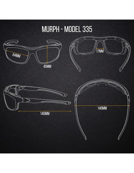 Gafas de sol WYND Blocker WB335BMVR UV400 para moto Gafas de sol WYND Blocker WB335BMVR UV400 para moto