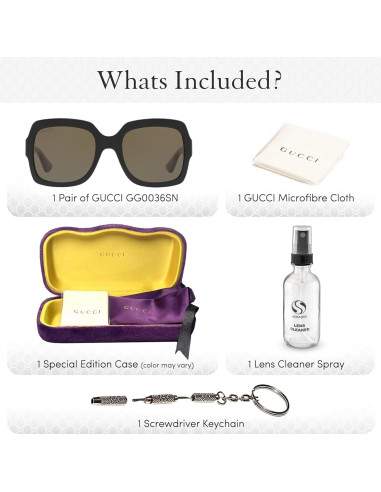 Gafas de Sol Gucci GG 0036SN Rectangulares para Mujer
