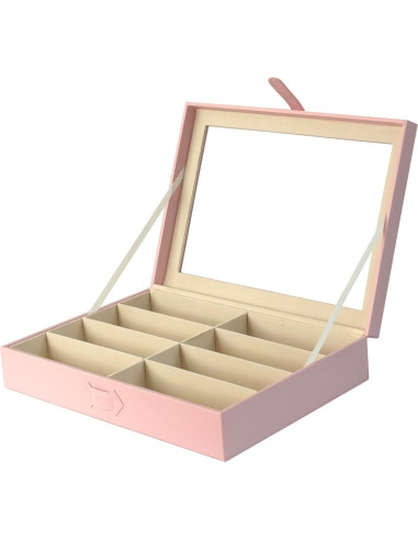 Organizador de Gafas de Sol Union Rosa 8 Ranuras