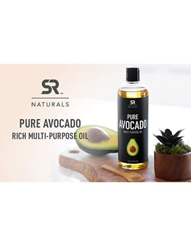 Aceite de Aguacate Puro Sports Research 473ml - Hidratante Cabello y Piel
