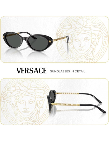 Gafas de sol ovaladas Versace VE4469 para mujeres - 54mm Gafas de sol ovaladas Versace VE4469 para mujeres - 54mm