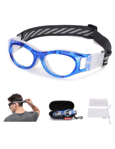 Gafas Deportivas SooGree para Niños - Antichoque Azul