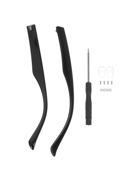 Patas de Gafas Ipetboom Reemplazo Negro Kit Completo Patas de Gafas Ipetboom Reemplazo Negro Kit Completo