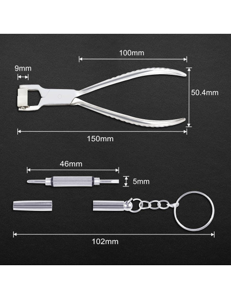 Alicates Ajuste Gafas LEONTOOL 15 cm + Destornillador Mini Alicates Ajuste Gafas LEONTOOL 15 cm + Destornillador Mini