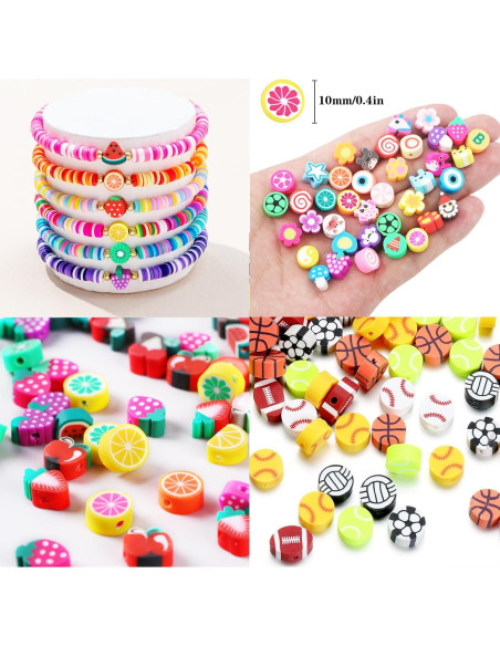 Kit de Cuentas de Arcilla Polimérica BBita 2480 Piezas DIY Kit de Cuentas de Arcilla Polimérica BBita 2480 Piezas DIY