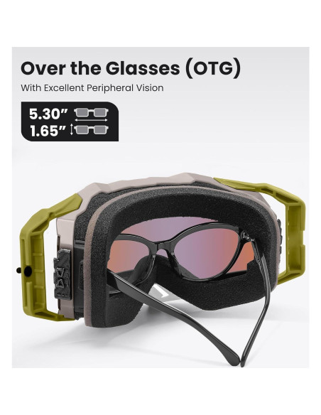 Gafas de Motocross OutdoorMaster Macaw OTG UV 100% Gafas de Motocross OutdoorMaster Macaw OTG UV 100%