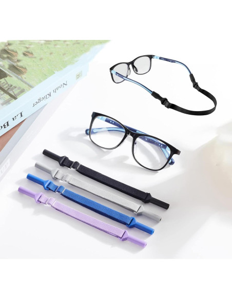 LVVFIT Correas para Gafas Niños 16.5-25.4 cm Ajustables 4 Pzas LVVFIT Correas para Gafas Niños 16.5-25.4 cm Ajustables 4 Pzas
