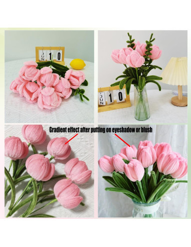 Kit de Limpiapipas Rosa y Verde Oliva 200 pcs Cldamecy