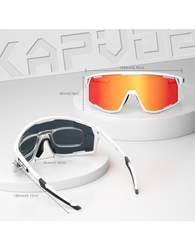 Gafas de sol KAPVOE polarizadas UV400 para ciclismo y deportes