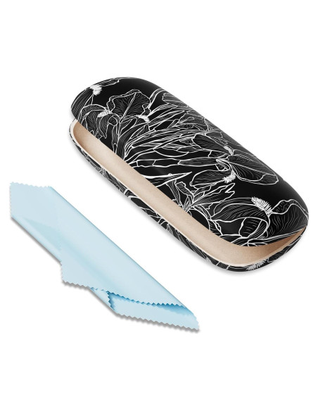 Estuche para Gafas ZAXMEY Duro Universal con Paño Limpieza Estuche para Gafas ZAXMEY Duro Universal con Paño Limpieza