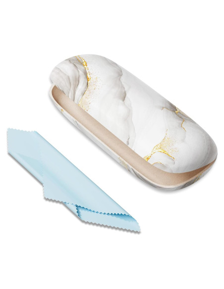 Estuche para Gafas ZAXMEY Duro con Paño de Limpieza Estuche para Gafas ZAXMEY Duro con Paño de Limpieza