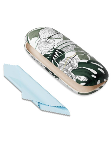 Estuche para Gafas ZAXMEY Duro Universal con Paño Limpieza