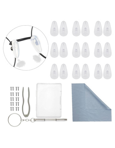Kit de Almohadillas de Nariz para Gafas Omnful - 10 Pares Silicona