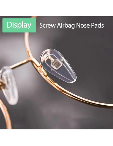 Kit de Almohadillas de Nariz para Gafas Omnful - 10 Pares Silicona